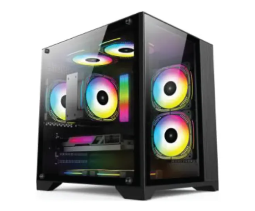 PC POWER ICE CUBE BK M-ATX GAMING CASING