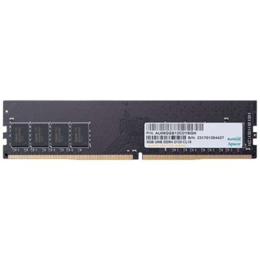 APACER 8GB DDR4 2400MHz DESKETOP RAM (WO/HS)EL.08G2T.GFH